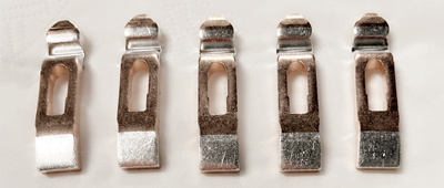 Raitiovaunun ohjaimissa käytetyt hopeiset koskettimet